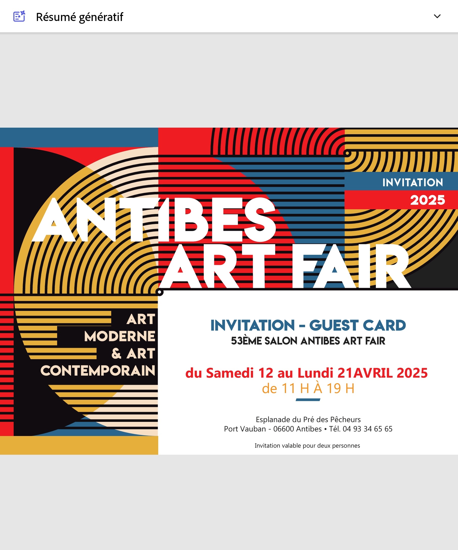 Antibes Art Fair 2025